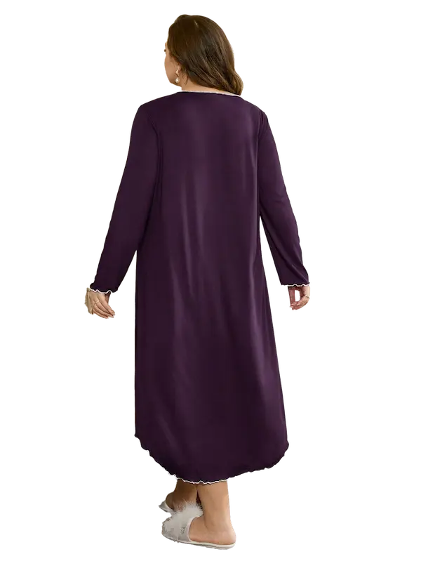 كاش طويل شيك 2026 موف غامق (2) كاش طويل شيك 2026 كود 2576