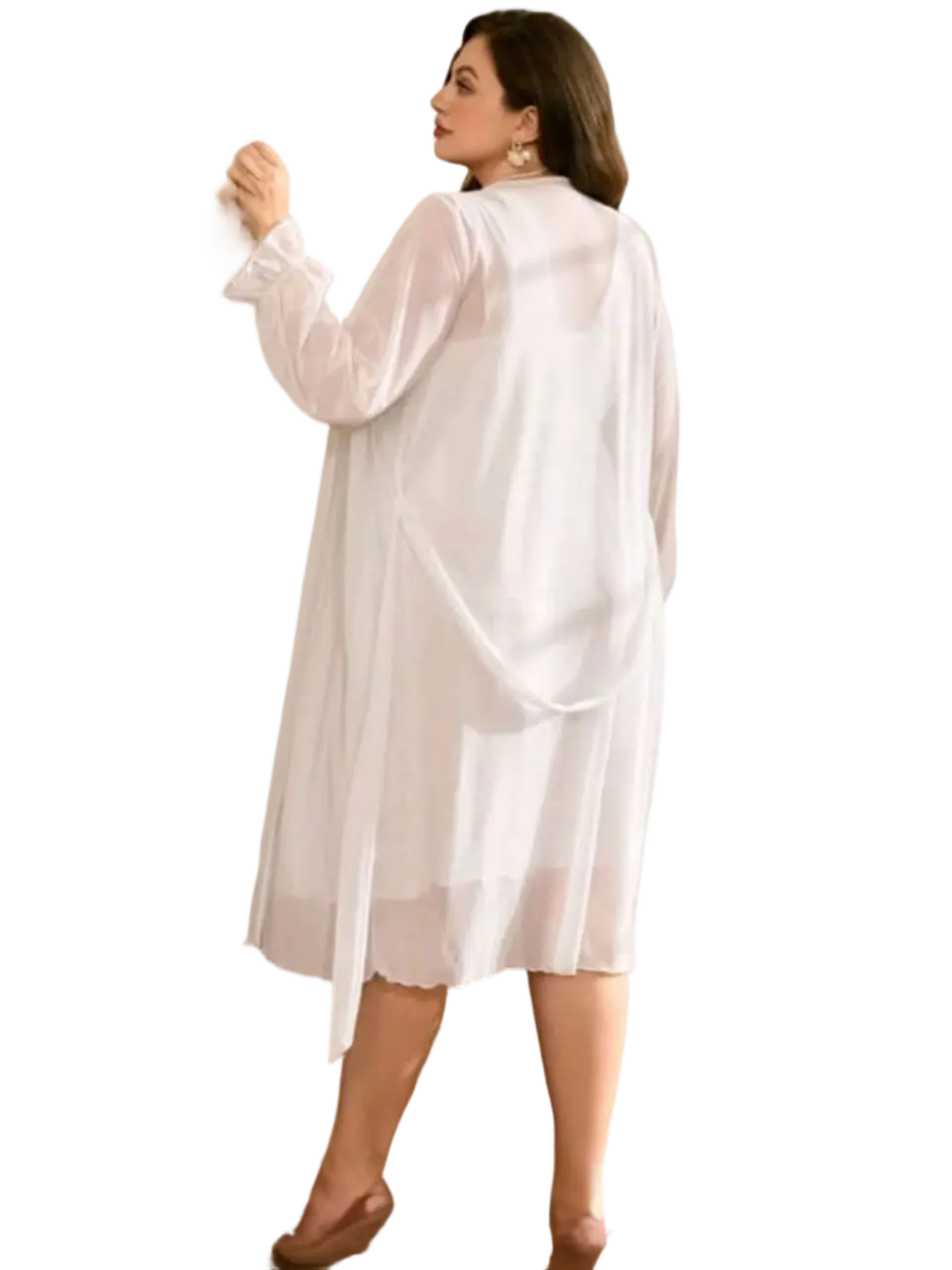 لانجري ابيض بروب لانجري ابيض بروب كود 0376