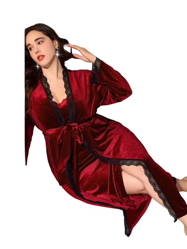 لانجري واسعة شتوي بروب حريمي  كود 2557