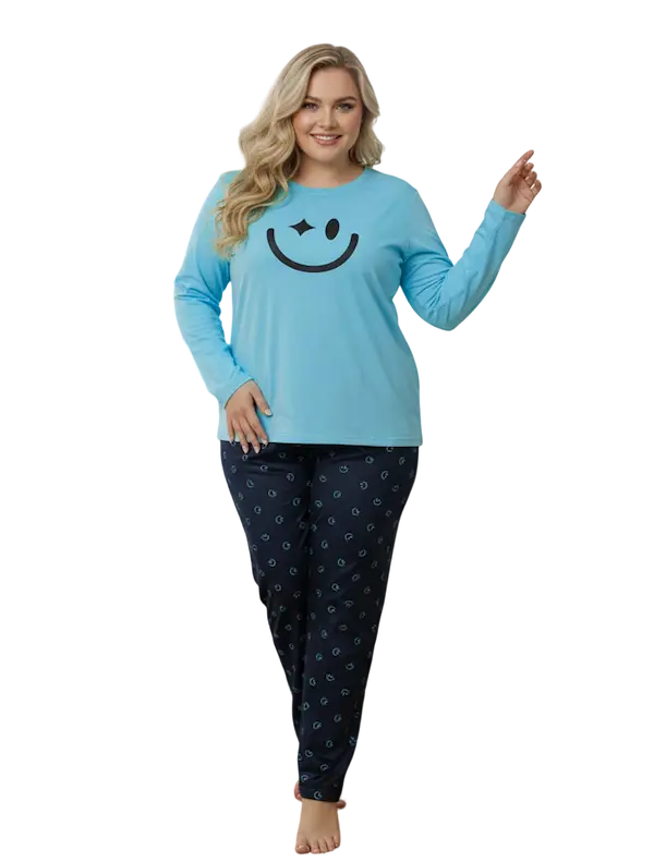 بجامة قطن بكم (2) بجامة قطن بكم كود 07504