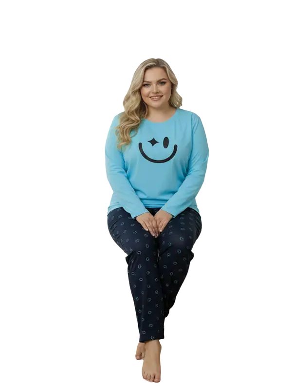 بجامة قطن بكم كود 07504