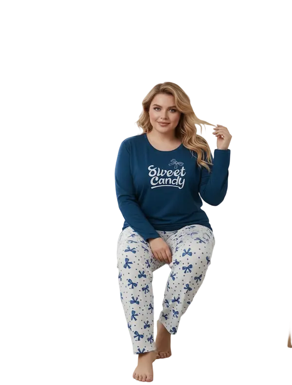 بجامة قطن بيج سايز بجامة قطن بيج سايز كود 07501