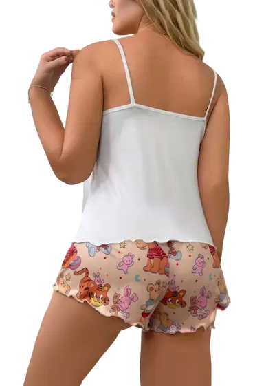 طقم شورت للعيد ابيض طقم شورت للعيد كود 250137