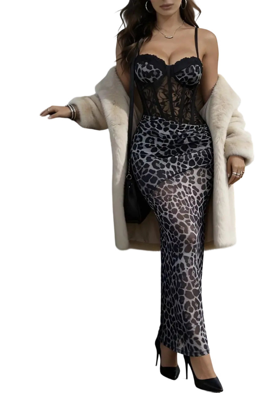 قميص نوم حريمي شيك رمادي (3) قميص نوم حريمي شيك كود 11102