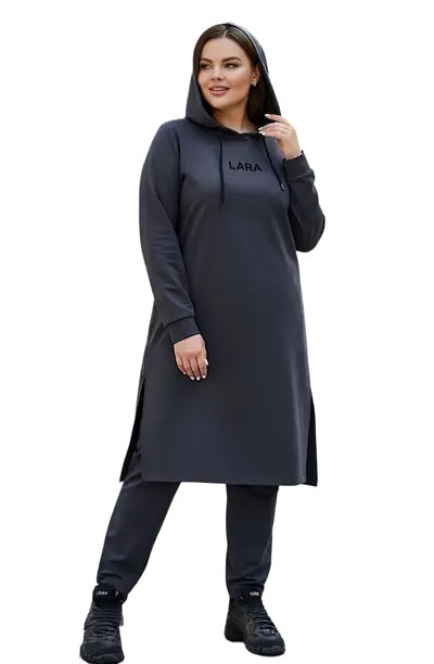 بجامة العيد طويلة رصاصي بجامة العيد طويلة كود 2608