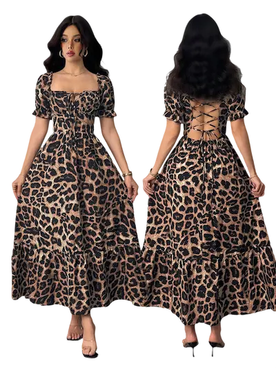 فستان تايجر للعيد كود 490