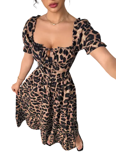 فستان تايجر للعيد (3) فستان تايجر للعيد كود 490