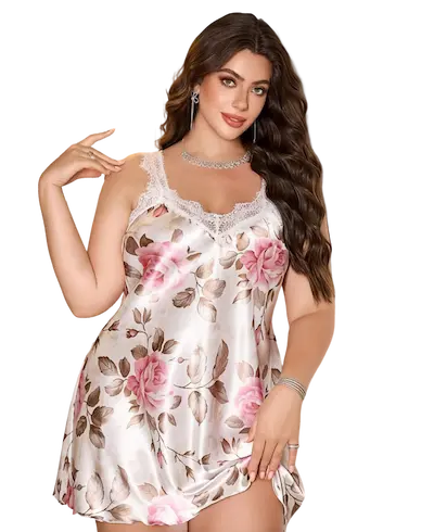 هدوم بنات – أفضل معرض تجهيز عرائس في مصر قميص نوم بيج سايز للعيد كود 0426