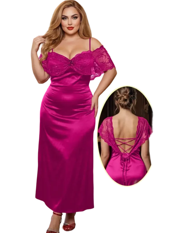 قميص نوم ستان طويل كود 5747