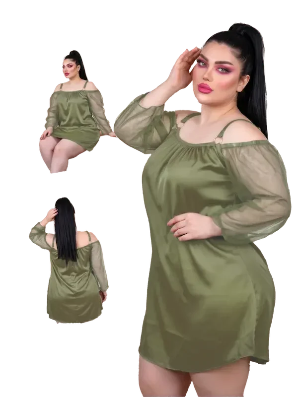 كاش قصير بأكمام شفافة كود 7902