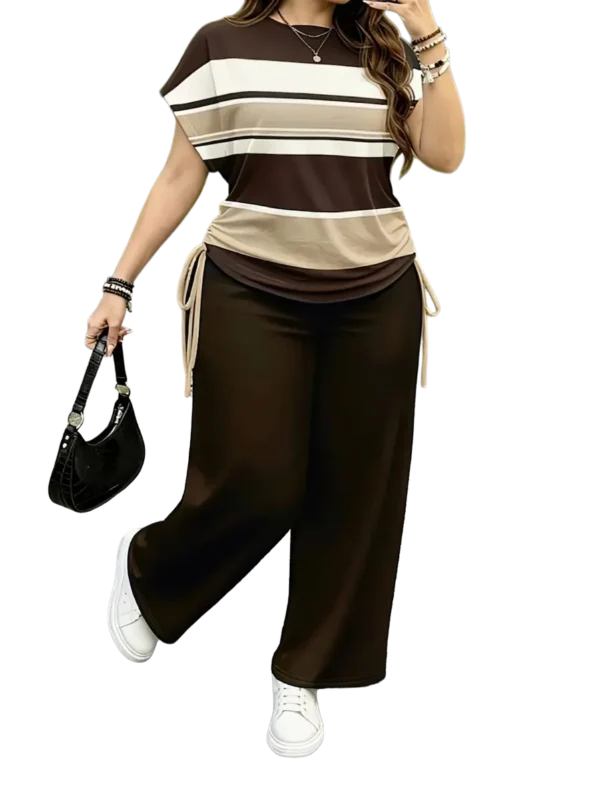 بيجامة تيشيرت وبنطلون كود 2824